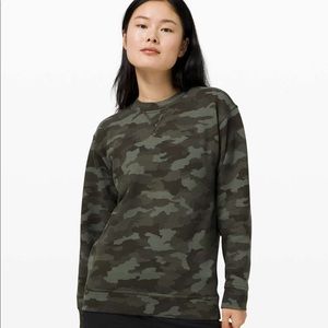 All Yours Crew *Fleece, Heritage 365 Camo Green Twill Multi